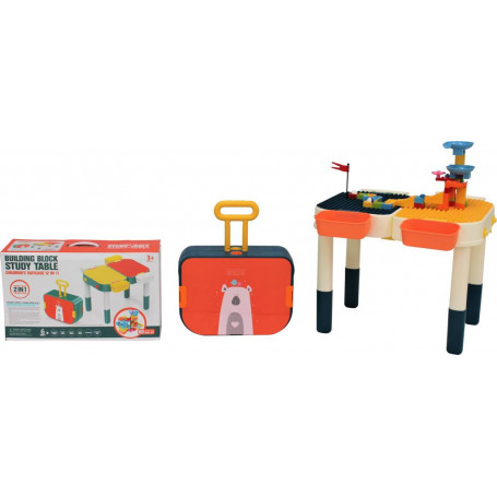 Suitcase Play Table With Building Blocks