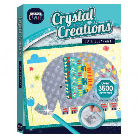 Curious Craft: Crystal Creations Canvas Cute Elephant