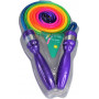 Curled Rainbow Skipping Rope - Plastic Handle