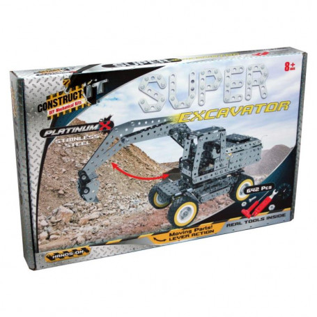 Construct It Kit - Platinum X - Super Excavator 642 Pces