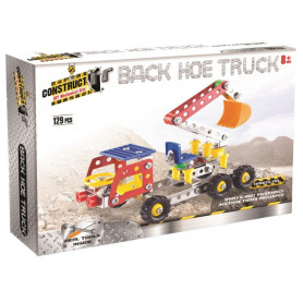 Construct It Kit - Back Hoe Truck - 129 Pces