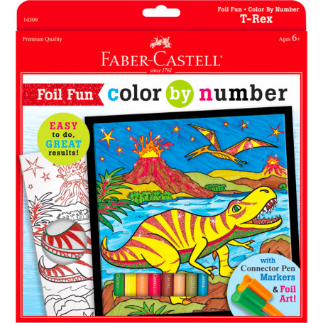 Faber-Castell Foil Fun Pbn T-Rex