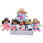 Gigo 12" Soft Toddler Doll With Hair Assorted