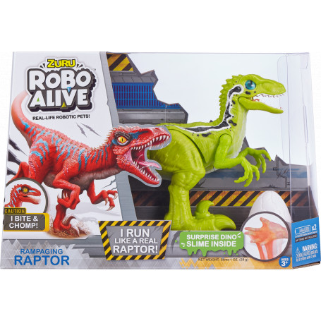 Robo Alive Robotic Raptor With Slime