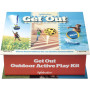 Get Out Gift Box With Flyer, Moon Ball And Surf Ball