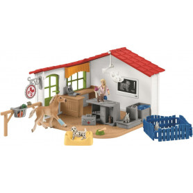 Schleich Veterinarian Practise with Pets