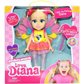 Love Diana Light Up Fairy Feature Doll Pack