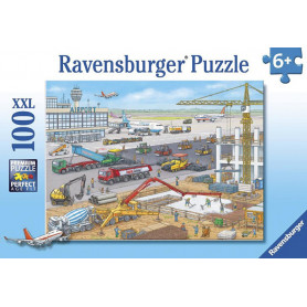 Ravensburger Airport Construction Site Puzzle 100Pc