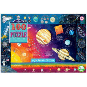 Eeboo - 100 Pc Solar System Puzzle