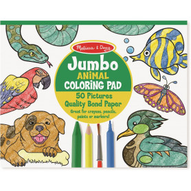 Melissa & Doug Jumbo Animal Colouring Pad