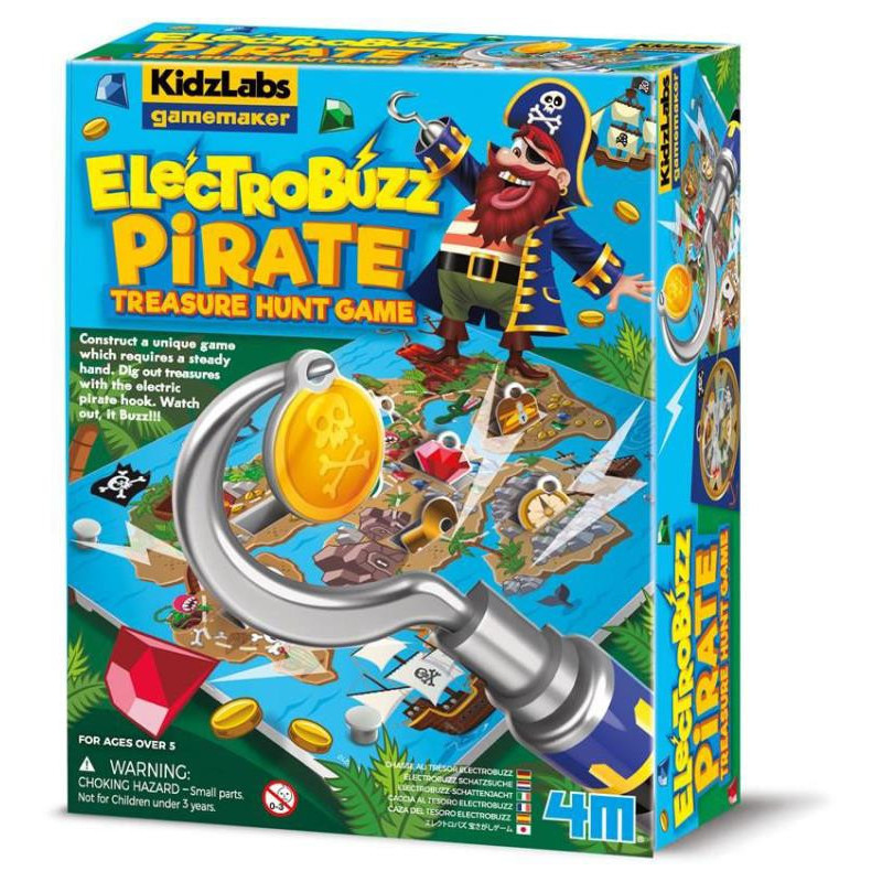 4M - Kidzlabs Gamemaker - Electrobuzz Pirate Treasure Hunt