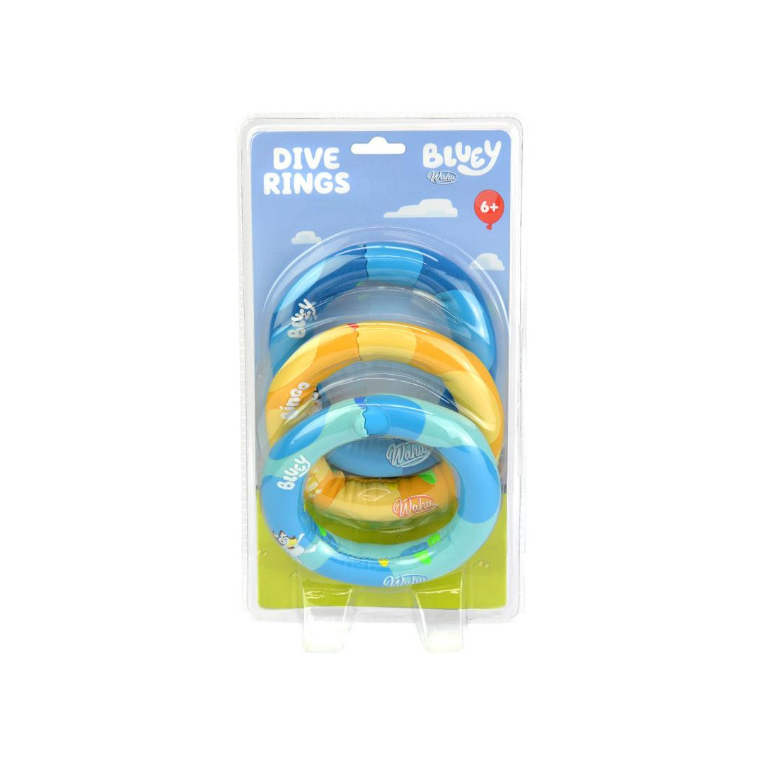 Bluey Dive Rings (3Pk)