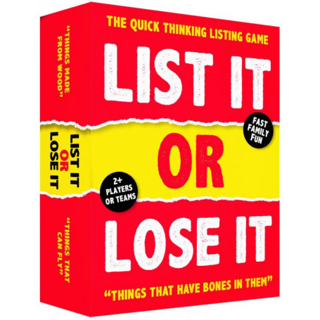 List It Or Loose It! Board Game
