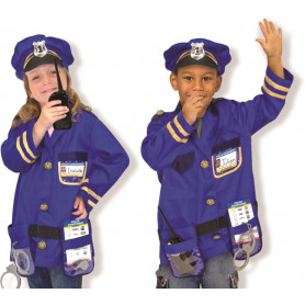Melissa & Doug Police Officer Role-Play Costume Set