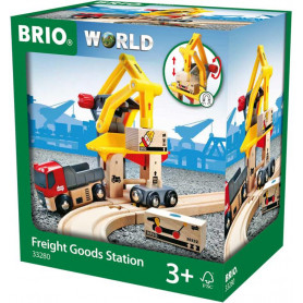 Brio World Freight Goods Station in 6 Pieces