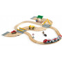 Brio World Rail and Road Travel Set with 33 Pieces