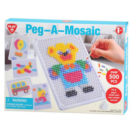 PLAY - Peg-A-Mosaic - Over 500 Pcs - A5 Size