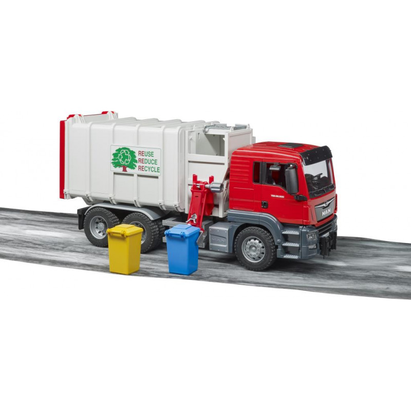 Camion Citerne Bruder MAN TGS – Jouet Véhicule – Échelle 1:16? – Rouge – Neuf