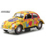 1:18 Hippie Peace & Love 1967 VW Beetle Right Hand Drive