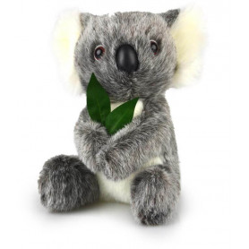 Korimco Koala Grey With Gum Leaf 17cm