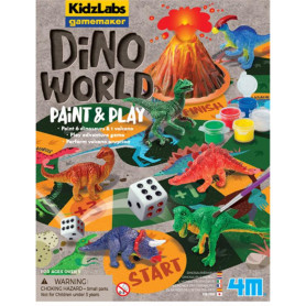4M Kidzlabs Gamemaker Dino World Paint & Play