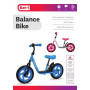 Kan-i Balance Bike With Foot Rest - Blue