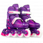 148 Adjustable Inline Skate Purple Glitter | Med 2-5