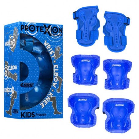Kids Protexion Tri-Pack | Knee, Wrist & Elbow Blue