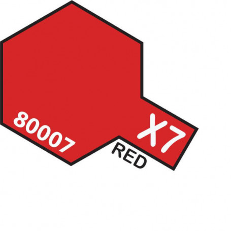 Tamiya X7 Enamel Red