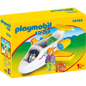 Playmobil 1.2.3 Plane with Passenger