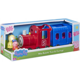 Peppa Classic - Miss Rabbit's Train & Carriage