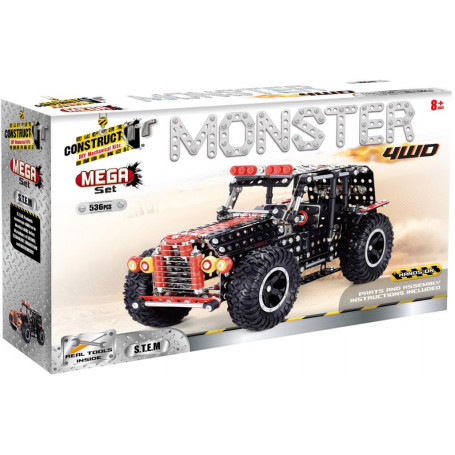 Construct It Kit - Mega Set - Monster 4WD Vehicle