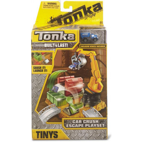 Tonka Tinys Playset- Car Crush Escape