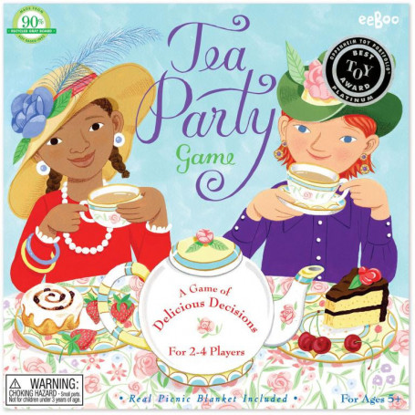 Eeboo Spinner Game Tea Party