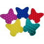 Pop It Fidget Toy Butterfly Shape Assorted
