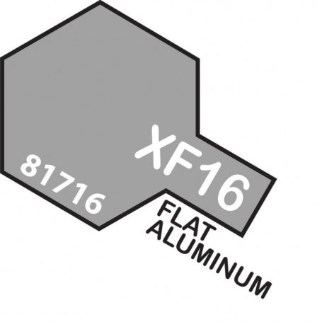 Tamiya Mini Acrylic XF-16 Flat Alumin
