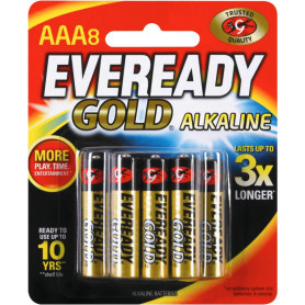 Eveready Gold AAA 8Pk