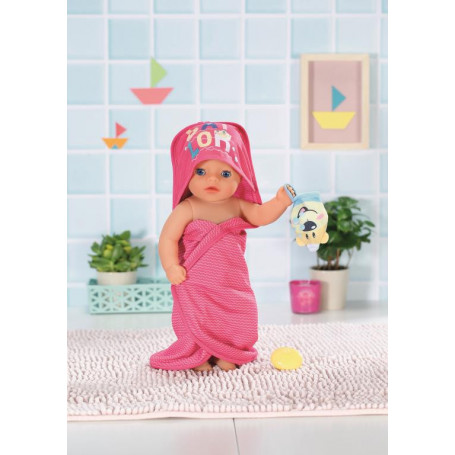 Baby Born Bath Hooded Towel Set Afterpay Available