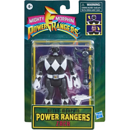 Power Rangers Retro Morph Black Ranger
