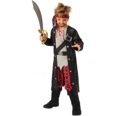 Swashbuckling Pirate Boy Costume - Size L