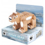 FabBrix Wood Building Bricks WWF Polar Bear