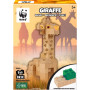 FabBrix Wood Building Bricks WWF Giraffe