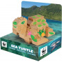 FabBrix Wood Building Bricks WWF Sea Turtle