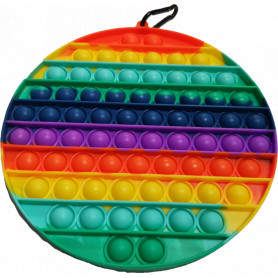 Pop It Fidget Toy Super Sized Rainbow