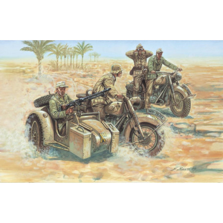 Italeri WWII - German Motorcycles 1:72