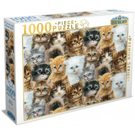 1000Pce Tilbury Premium Puzzle - Kitten Collage