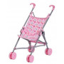 Pink Dotted Umbrella Stroller