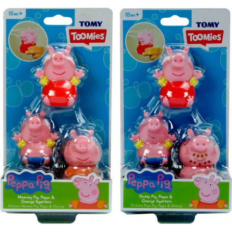 Tomy Peppa Pig Bath Squirters Assortment