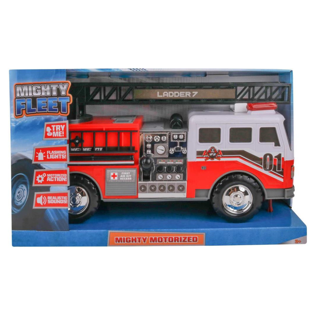 Mighty Fleet Motorized Fire Ladder Truck | Mr Toys Toyworld