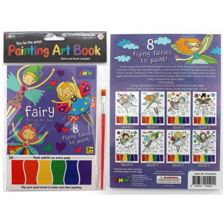 Painting Art Book (8Xa5 Sheets/Book) - Fairies